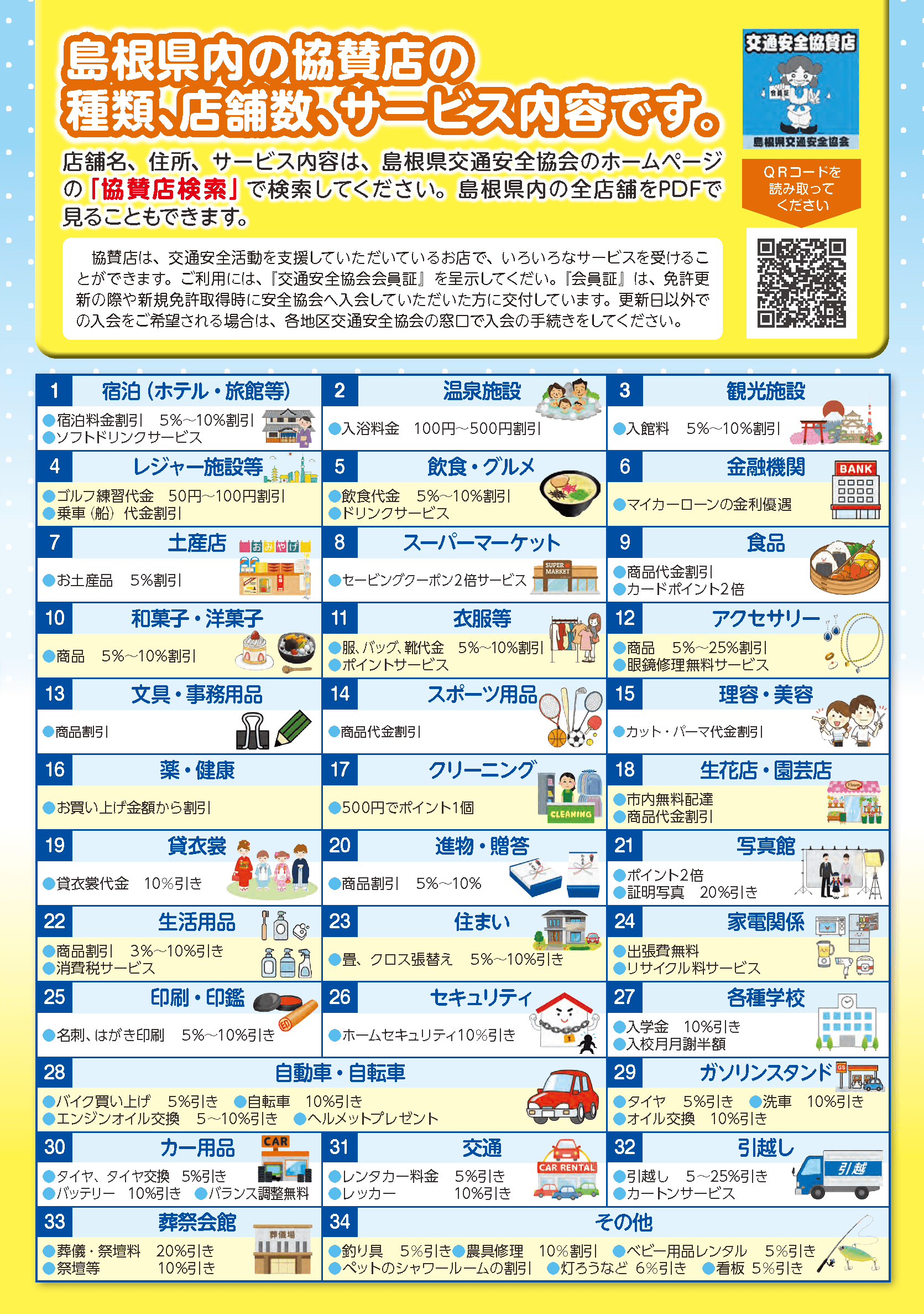 交通安全協会からのお知らせ チラシ 3枚目